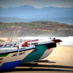 Boats on Plettenberg beach