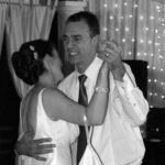 Bride and groom on the dance floor
