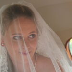 Bride going to wedding