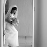 Bride getting ready to leave for church