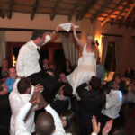 Greek dancing at wedding