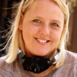 Portrait of a blond woman