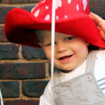 Cowboy hat at first party