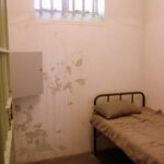 Bed in Robben Island cell