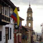 Street view in Bogota, Colombia