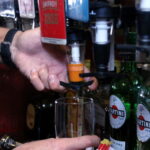 Drink being poured in Tonino’s