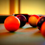 Image of pool balls lined up