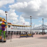 View of Mississippi River in New Orleans