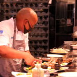 Kitchen in action at Maslow, Sun International