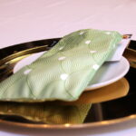 Setting for lunch at Sun International’s Maslow hotel