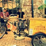 Ice cream sellers take a break at Victoria Yards