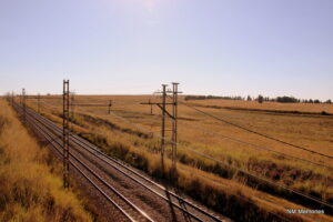 A train station runs through rural Mpumalanga
