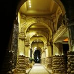 Some of the architecture outside The Palace at Sun CIty