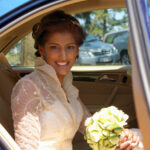 Bride arrives to be wed