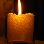 Candle burning bright